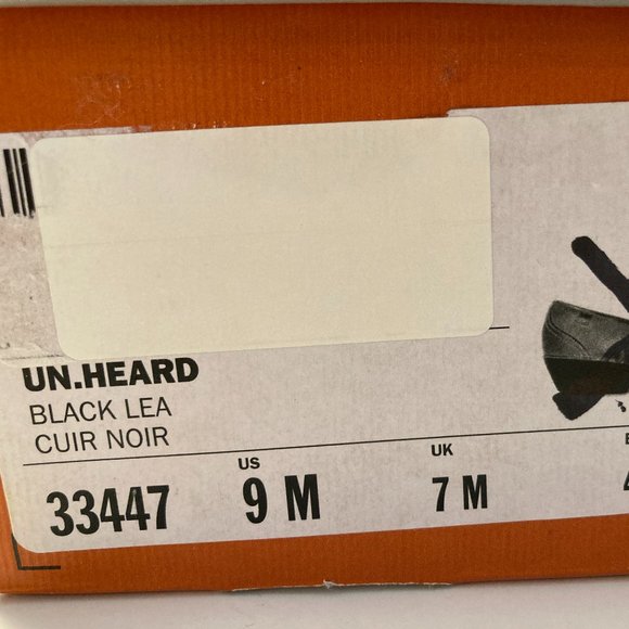 Clarks, 9M, "Un.Heard", Black - Picture 2 of 3